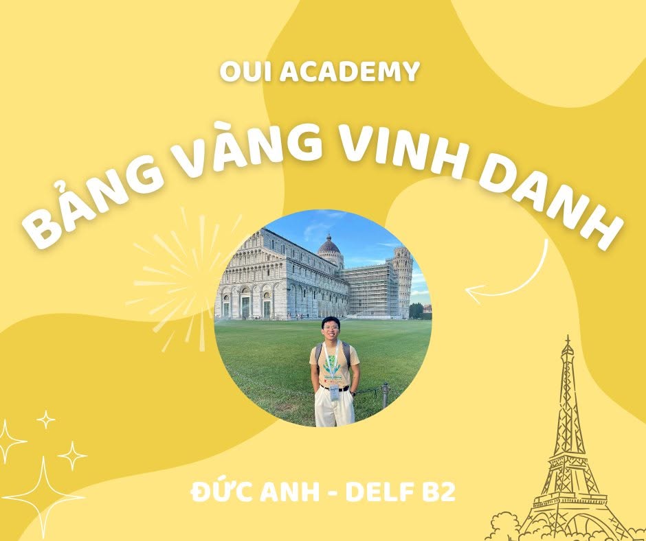 Đức Anh - Bảng vàng vinh danh Oui Academy