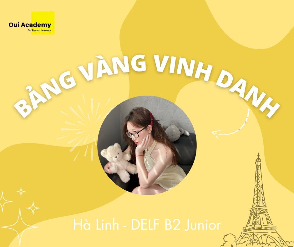 Hà Linh - Bảng vàng vinh danh Oui Academy